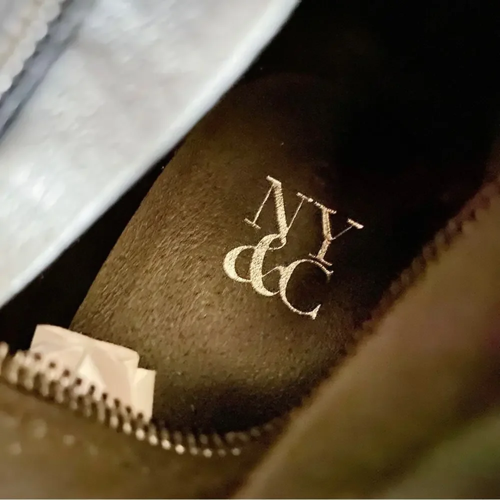 New York & Co Stacked Heel Over the Knee Boots Size 8
